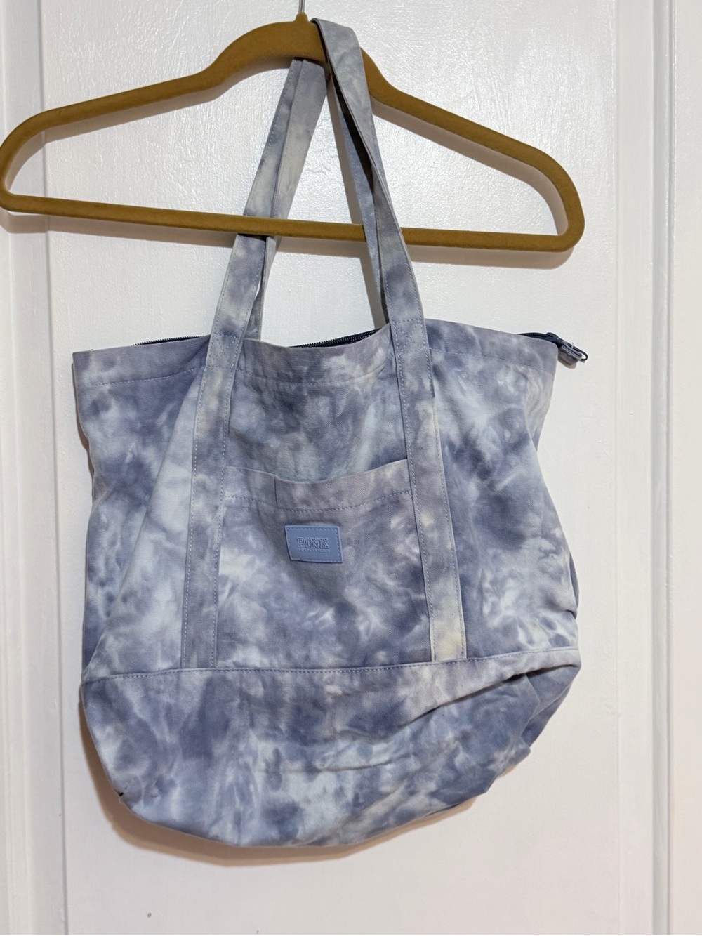 Canvas PINK Victoria Secret Tie-Dye Tote Bag